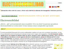 Tablet Screenshot of electrosensibilidad.es